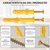 T.K.Excellent - Kit de tornillos para máquina de electricista Phillips