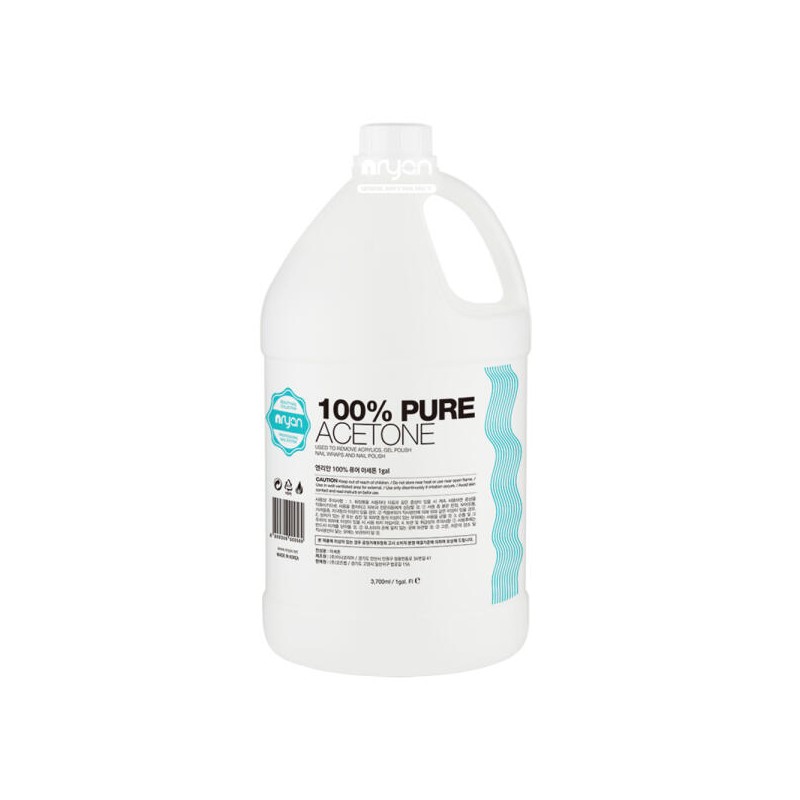 Enlian 엔리안 100% 퓨어 아세톤 갤런 / 네일샵용 대용량 3700ml