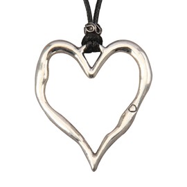 Jeilwiy Leather Necklace For Women Funky Necklace Choker String Cord Necklace with Pendant Boho Style Jewelry, Faux Leather, No Gemstone