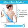 Silicone Body Scrubber (Blue)