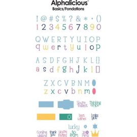 Cricut 29-0287 Alphalicious Font Cartridge