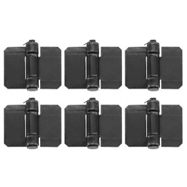 uxcell 6 Pack Heavy Duty Weldable Hinges, 2.76" x 3.74" x 0.17" Weld on Butt Hinge Corrosion and Rust Resistant Folding Metal Gate Hinges for Trailer Doors