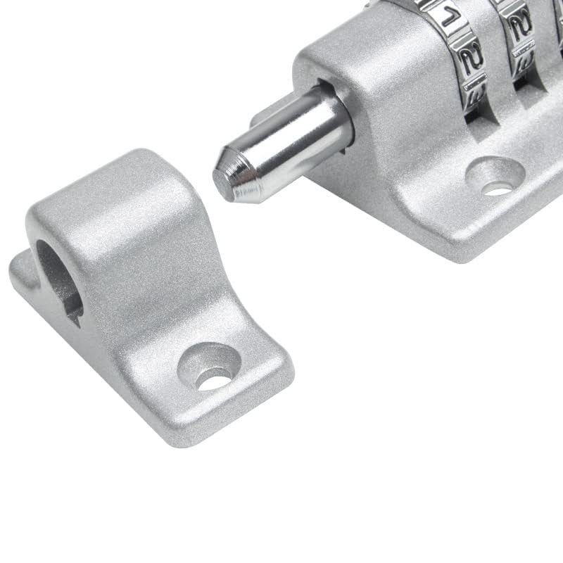 WANGCL Combination Locking Bolt 4 Digit Sliding Lockable Heavy Duty