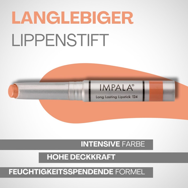 Impala - Lang haltender Lippenstift | Farbe 124 Pfirsich Nude