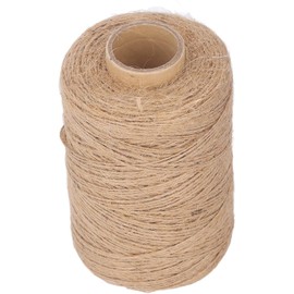 Fafeicy Hilo de Yute 300M 1mm para Manualidades y Decoración del Hogar Material de yute sin teñir ni blanquear: resistente, flexible y fácil de moldear para Proyectos DIY y Artesanía Creativa
