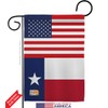 States US Texas Garden Flag Regional USA American Territories Republic