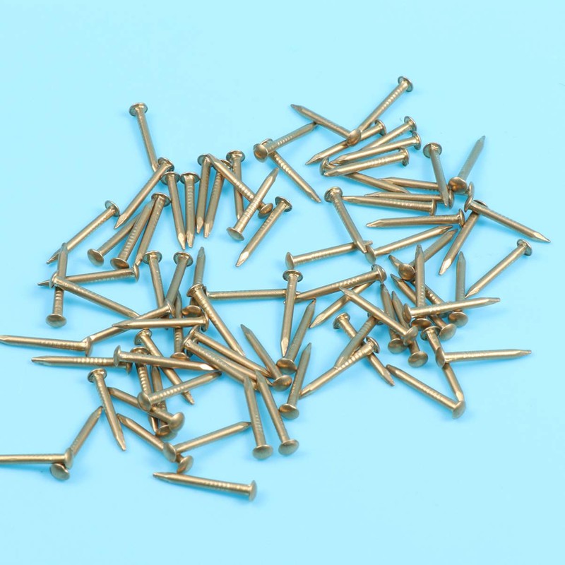 SUPVOX 100pcs Copper Nails for Killing Trees Stump Removal Spikes