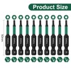 UBESTHS Torx Bit T10, Screwdriver Bits Set 10 Pieces, 1/4