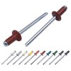 Pack of 100 Painted Blind Rivets 3.2 x 8 mm,
