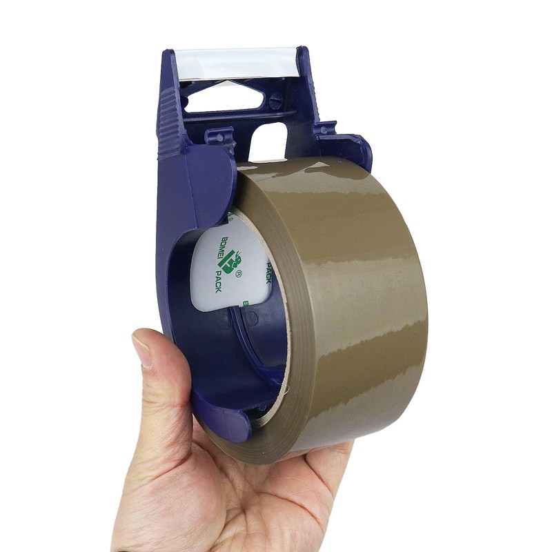 BOMEI PACK Brown Packing Tape, 3 Rolls for 1.88 inches