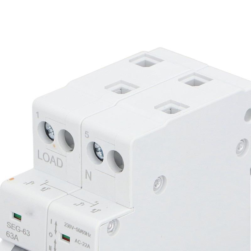 DC Isolator Switch 230V 63A 2P Dual Power Disconnect Switch