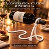 Floating Wine Bottle Holder Decorative Chain and Rope Style Wine