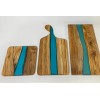 Handmade Olive Wood Resin Serving/Charcu - rectangle