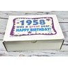 RETRO CANDY YUM ~ 1958 68th Birthday Gift Box Nostalgic