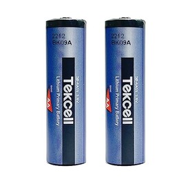 STEPMAX Tekcell SB-AA11 3.6V AA 14500 Lithium Battery LS14500 ER14505 (2 Count)