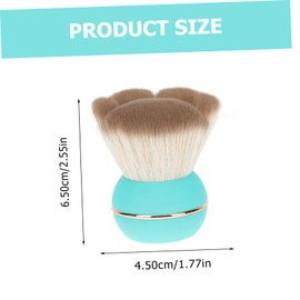 IWOWHERO Portable Blush Brush Loose Powder Applicator Professional Makeup Brush Makeup Tool Shading Powder