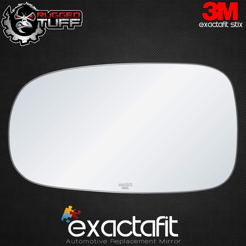 exactafit 8191L Driver Side Mirror Glass Replacement Repair Compatible With