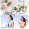 GOSALISU Portable Handheld Fan - Rotatable Mini Fan, Gray