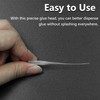 Bonsicoky 200Pcs Micro CA Glue Tips, Precision CA Applicator Tips