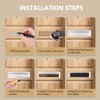 Mail Slot Matte Black,13Inch Stainless Steel Mail Slot Cover for