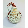 Home Reflections QVC Angel and santa Flameless Candle Ceramic Luminaries