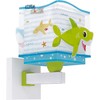 Dalber Children's Wall Lamp, Children's Lampshark, Little Shark Animals, Children's