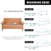 Weddecor Spandex Sofa Cover for Living Room Polyester Stretch Sofa