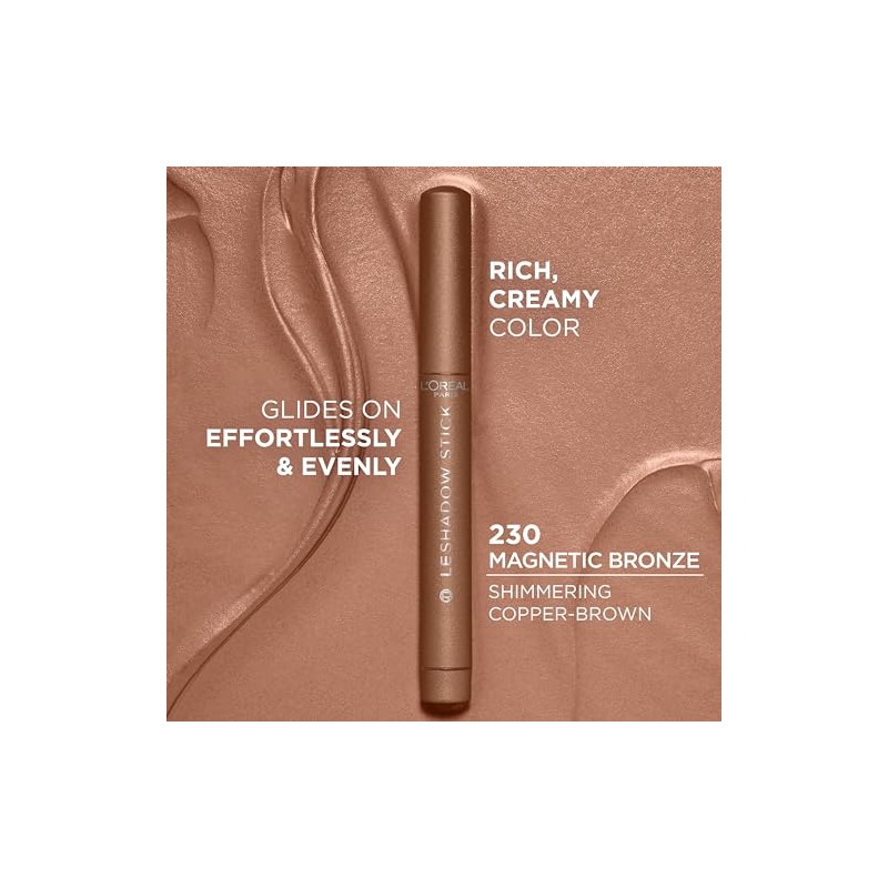L'Oréal Paris, sombra de ojos en barra tono Magnetic Bronze