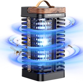 Minimoon Bug Zapper Outdoor 4200V High-Voltage Mosquito Zapper, 15w Fly Zapper with 5.9ft Power Cord, Easy-Clean Fly Traps Mosquito Trap for Home Patio Courtyard