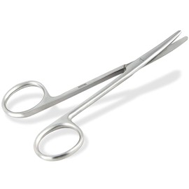 InstrumenteNrw Plant Scissors Aquarium Scissors Curved 11.5 cm to 30 cm Stainless Steel (14.5 cm)