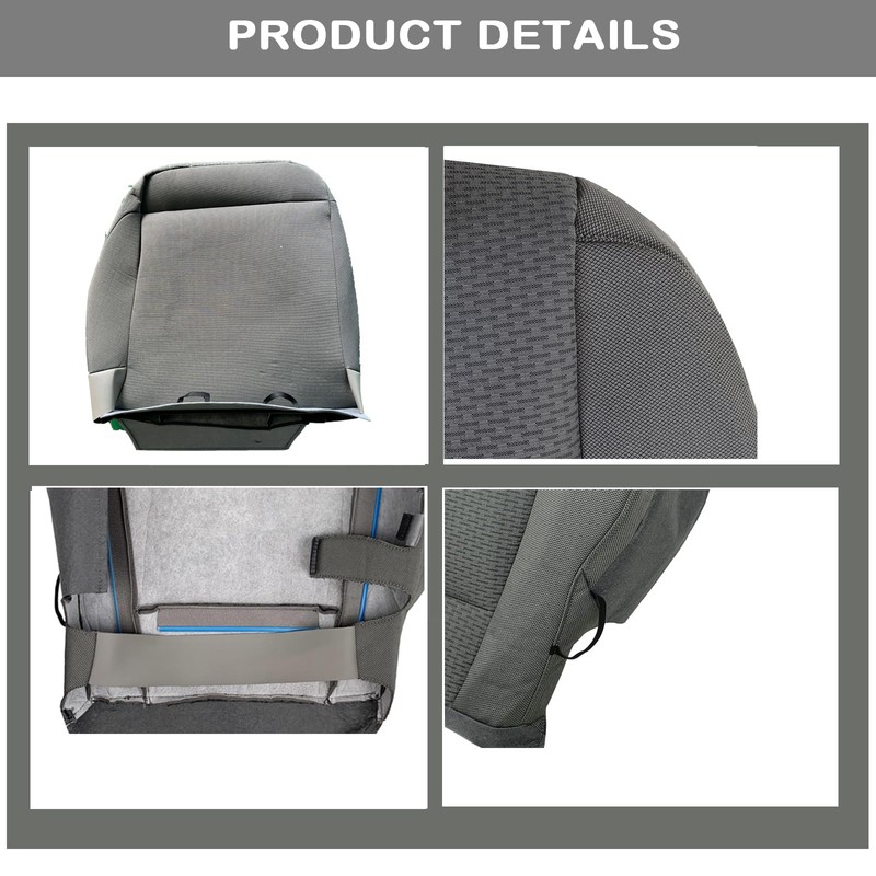 Prefer Warehouse Driver Bottom Cloth Seat Cover Compatible with 2015-2020