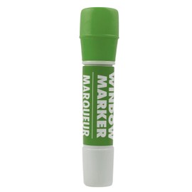 JAM Paper Team Spirit Window Markers - Washable Ink for Car/Home Windows - Green - Sold Individually