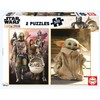 Educa 18871 The Mandalorian 2 Puzzles x 500 Pieces, multicoloured,