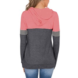 Women Sweaters Early Fall Fashion Must Haves Clothing 2025 Date Night Rompers Outfits Tops for Teachers Long Sleeve Shirts Anthropologie Dress Clothes Trendy Hoodies Sweatshirts Pink Grey Medium