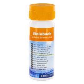 STEINBACH 079020 Quicktest Streifen für pH-Wert und freies Chlor, 50 Stück