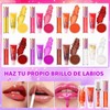 Jcoos Kit de fabricación de brillo de labios, juego de