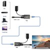 XMSJSIY HDMI Extender,HDMI Male to RJ45 Network LAN Extender 60m