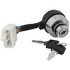Ignition Switch with Key for 2.5-6.5KW Gas Generator 188F Starter, 6 Wire Ignition Lock Cylinder with Key
