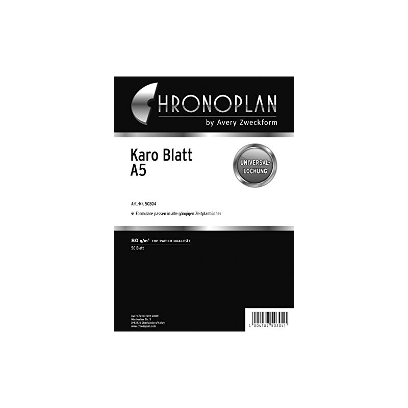 Chronoplan 50304 Forms Notepaper (A5) 50 Sheets White