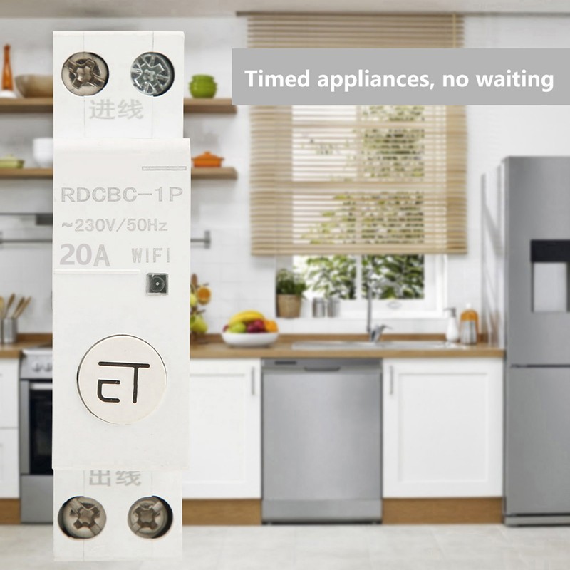 Intelligent WIFI Circuit Breaker Remote Control Switch for Distribution Box