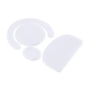 HUYUN 2 Sets Rounded Curved Edges Mouse Skatez & Mouse