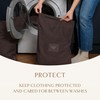 Hayden Hill Luxury Organic Cotton Travel Laundry Bags, Small &