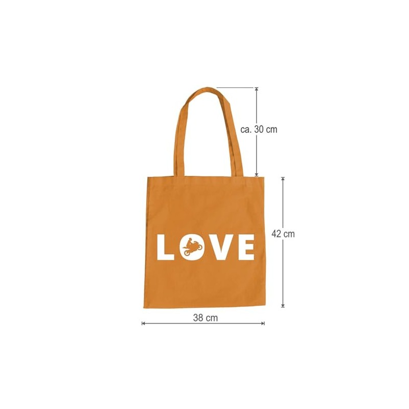 Love Motorcycle Cotton Bag Chopper Wheelie Tuning High Starter Super
