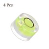 Kozelo 4pcs Small Circular Bubble Spirit Levels - [10mm Diameter