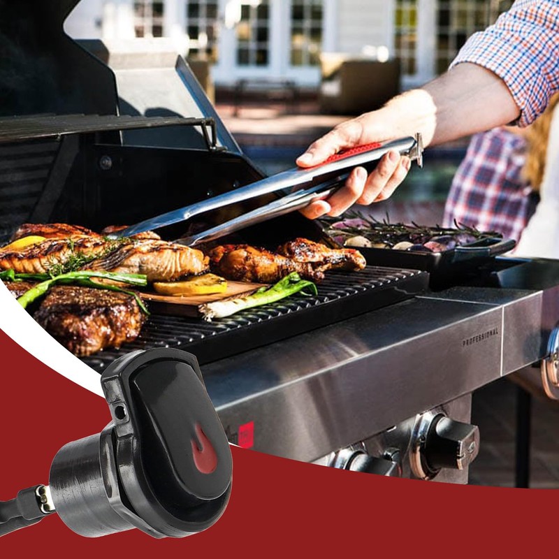 GasSaf Electronic Ignition Button, Replacement Igniter Switch for Char-Broil Surefire