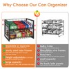 X-cosrack 2 Packs Stackable Can Rack Organizer for Pantry, 2-Tier