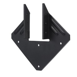 4 Pcs Hurricane Ties for Rafters 2x4 Black, 12-Gauge (2.6MM) Galvanized Steel, Corrosion Resistant, Easy Installation, Strong Structural Support for Homes and Buildings, Weather Resistant