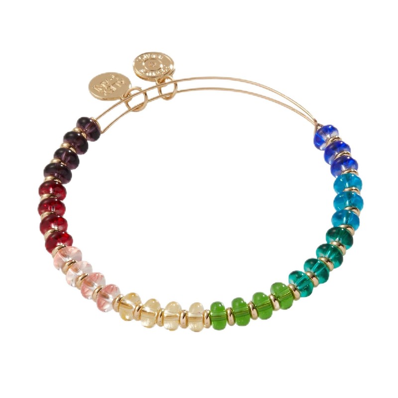 Alex and Ani Rainbow Beaded Bangle