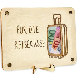 Holiday Fund Gift, XL Gift Made of Wood, Stand Travel Gift, Holiday Gift, Holiday Fund, Money Gift, Travel Fund, Travel Fund, Money Gift Travel, Road Trip, Cruise Ship Trip