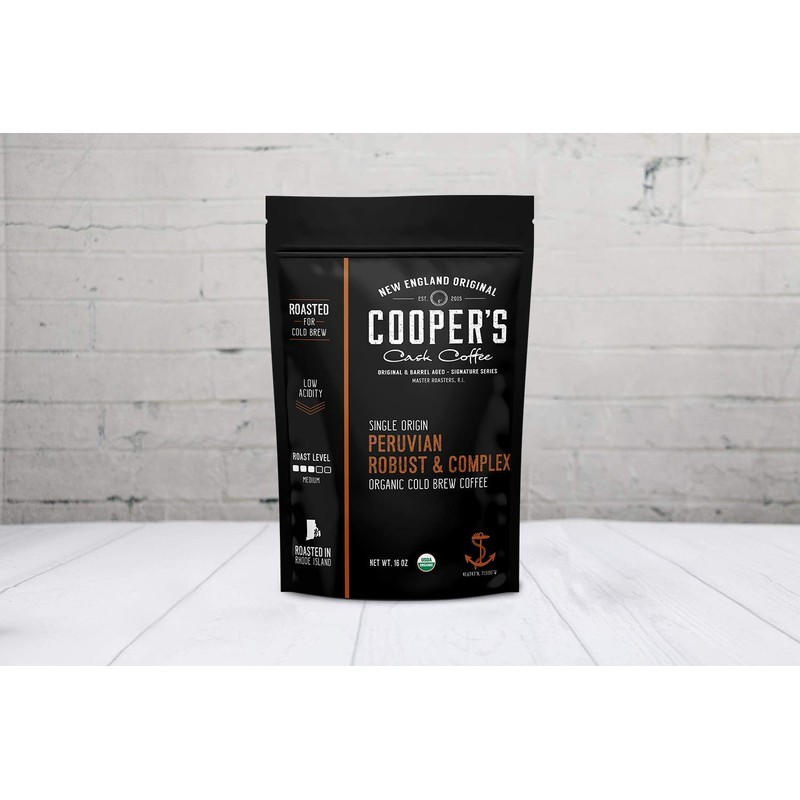 Organic Cold Brew Coffee Peru Reserve Single Origin Peruvian Coarsely